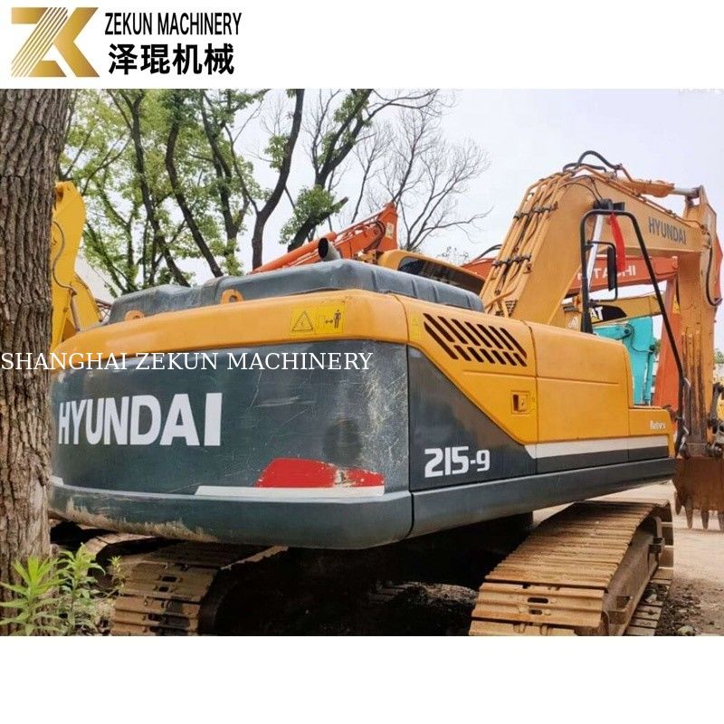 Excavadora Hyundai 215 de 21 toneladas usadas R215-9 Excavadoras de segunda mano con bomba original