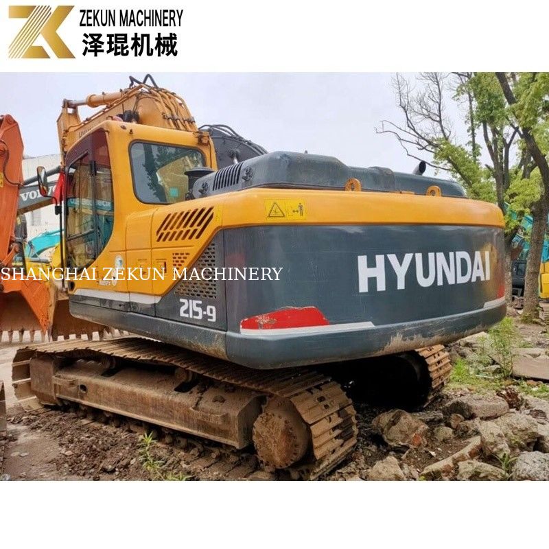 Excavadora Hyundai 215 de 21 toneladas usadas R215-9 Excavadoras de segunda mano con bomba original