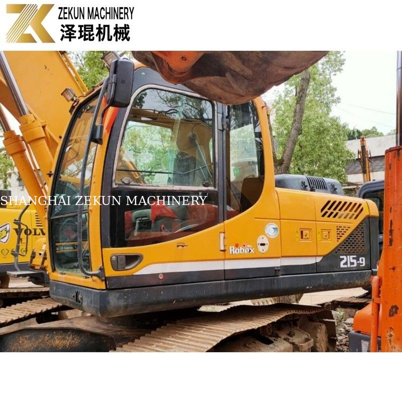 Excavadora Hyundai 215 de 21 toneladas usadas R215-9 Excavadoras de segunda mano con bomba original