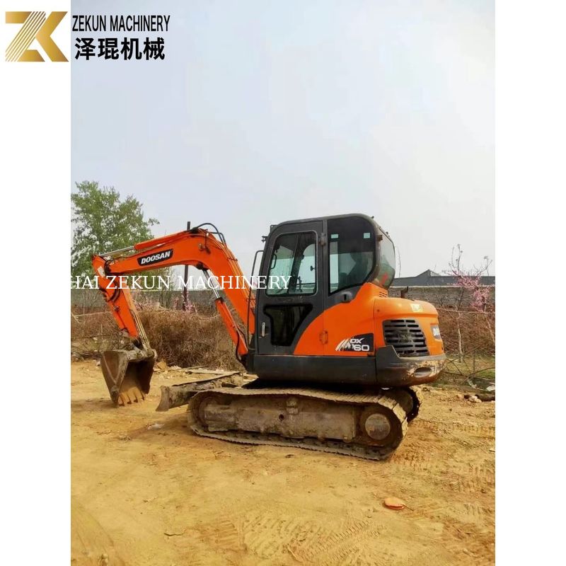 Excavadora usada de segunda mano Doosan DX60-7 DX60-9 6T de Corea