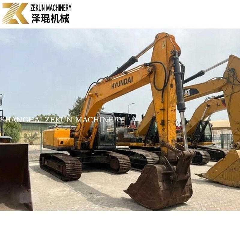 Corea del Sur 22 toneladas Usado Hyundai R220LC-7 Excavadora para la excavación año 2016