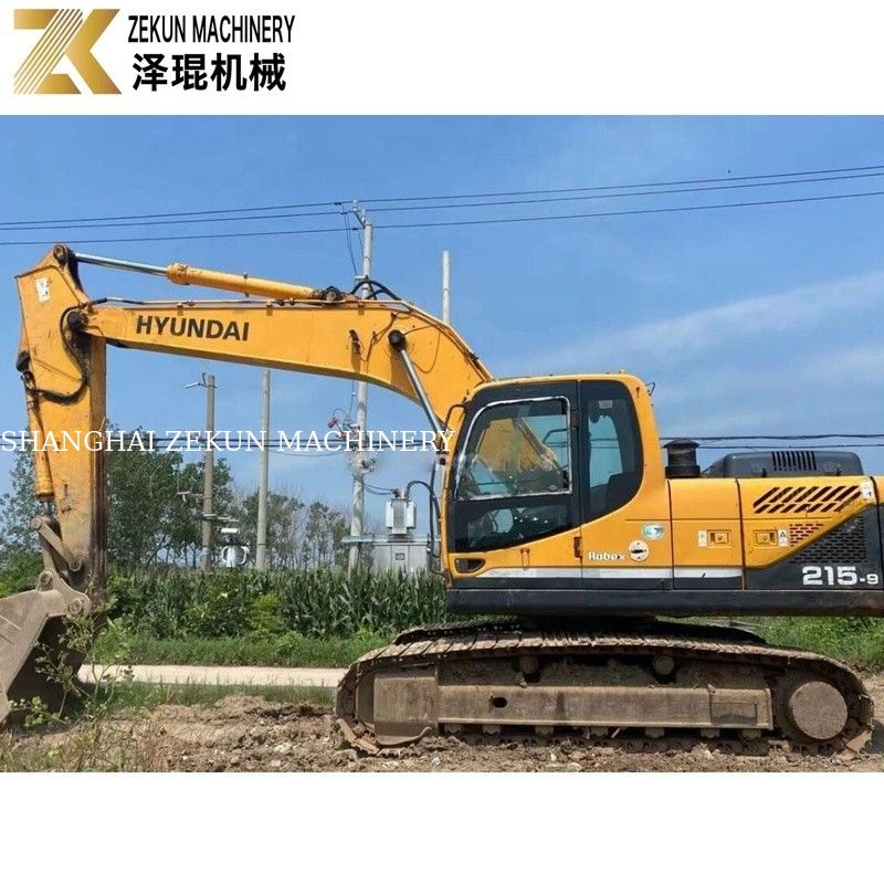 112KW 2018 Hyundai R215 Excavadora 215-9 21.5 toneladas Excavadoras de segunda mano