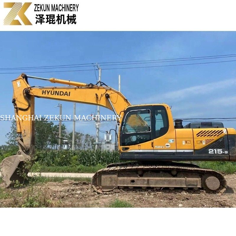 112KW 2018 Hyundai R215 Excavadora 215-9 21.5 toneladas Excavadoras de segunda mano