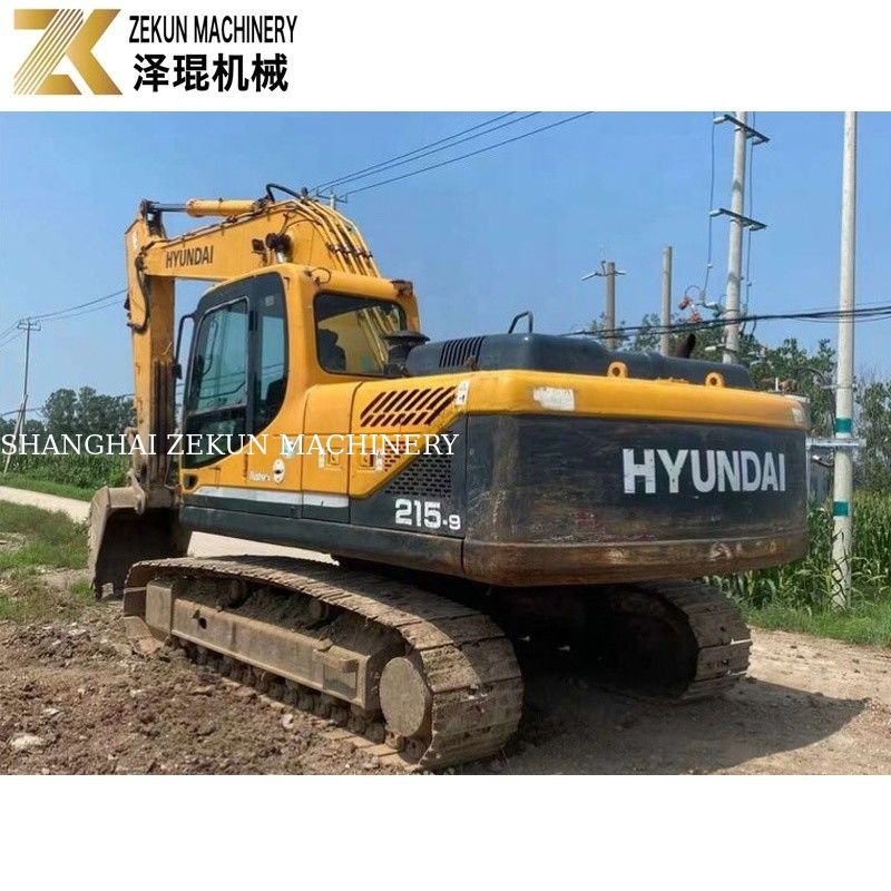 112KW 2018 Hyundai R215 Excavadora 215-9 21.5 toneladas Excavadoras de segunda mano