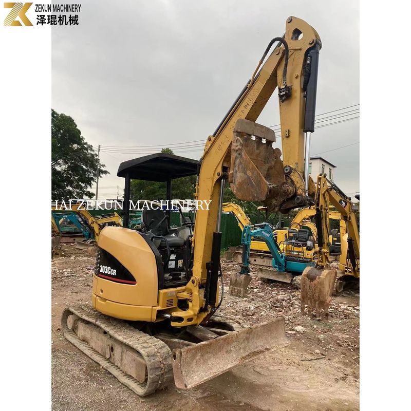 0.03M3 Capacidad de cubo CAT303 CCR 303E Mini excavadora usada para sus necesidades