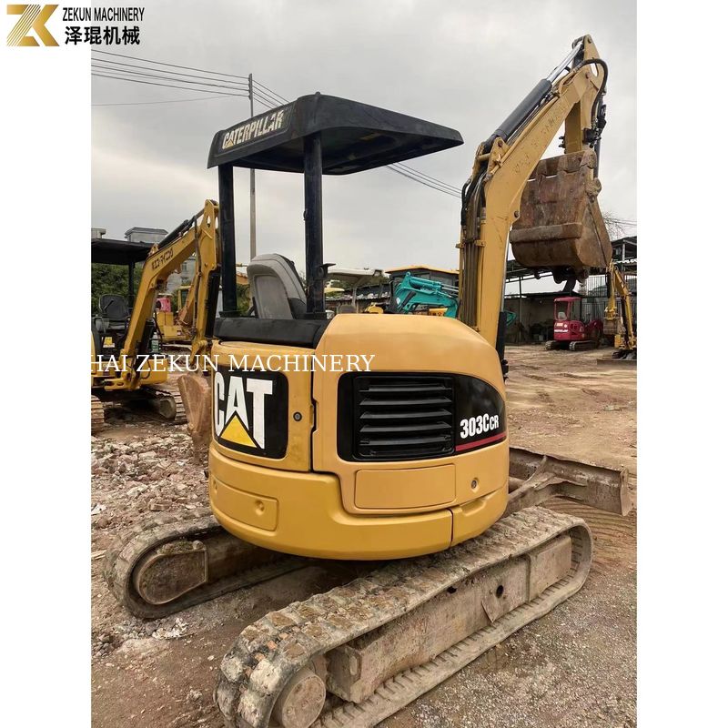 0.03M3 Capacidad de cubo CAT303 CCR 303E Mini excavadora usada para sus necesidades