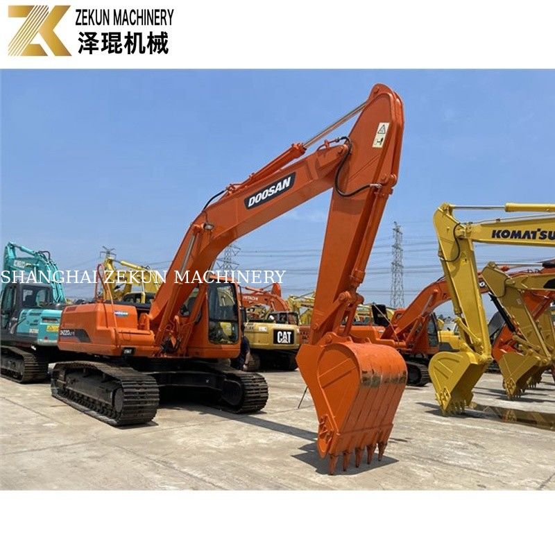 Excavadora de tierra usada de 22 toneladas Doosan 220 Excavadora DH220LC-7 Motor 21400 K