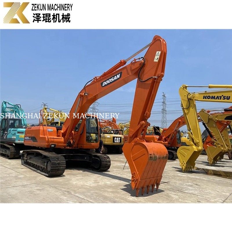 Excavadora de tierra usada de 22 toneladas Doosan 220 Excavadora DH220LC-7 Motor 21400 K