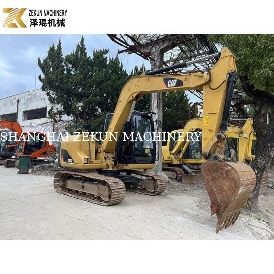 41.5KW Excavadora Cat 307 Usada 7 toneladas Excavadora de rastreo Usada Construcción