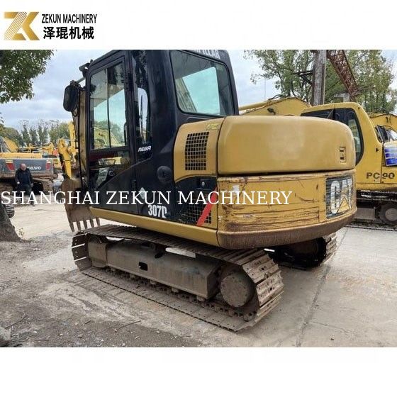 41.5KW Excavadora Cat 307 Usada 7 toneladas Excavadora de rastreo Usada Construcción