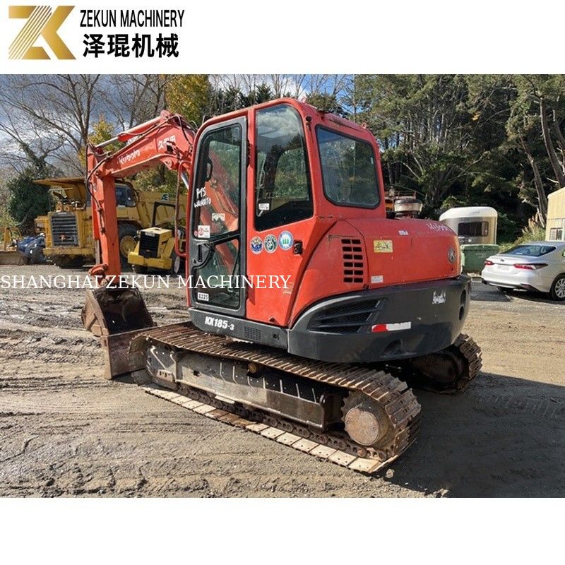 KX185 KX185-3 Mini excavadora de 8 toneladas Kubota 185 máquina de excavadora usada