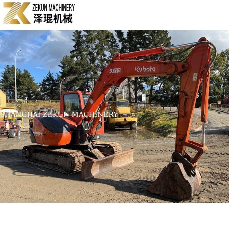KX185 KX185-3 Mini excavadora de 8 toneladas Kubota 185 máquina de excavadora usada