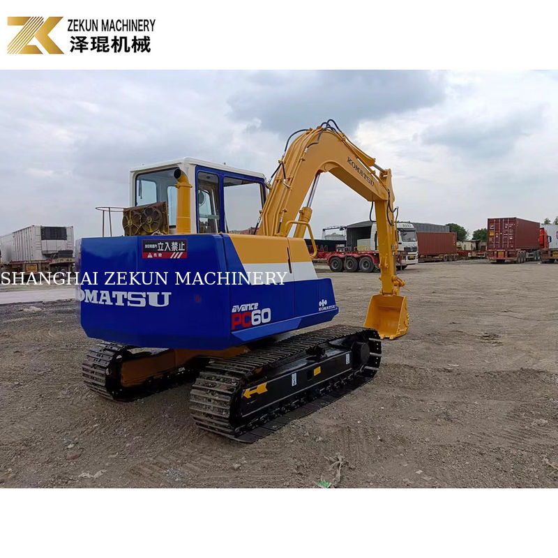 Japón Komatsu PC60-6 excavadora con bajo peso de operación de 6 toneladas y en buen estado