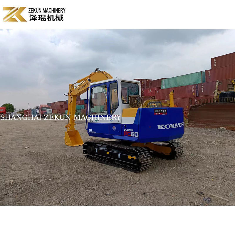 Japón Komatsu PC60-6 excavadora con bajo peso de operación de 6 toneladas y en buen estado