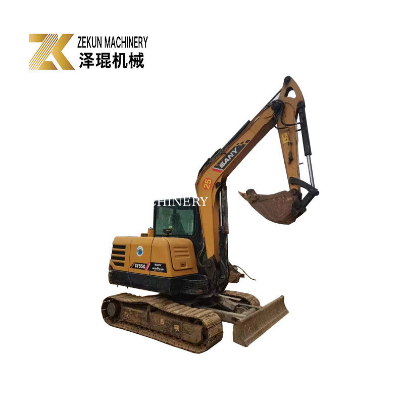 2021 SANY SY 55C Excavadora de 5,5 toneladas con horas de trabajo bajas