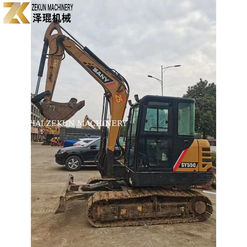 2021 SANY SY 55C Excavadora de 5,5 toneladas con horas de trabajo bajas