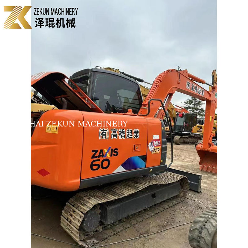 HITACHI ZX 60 Mini Excavadora Hidráulica de segunda mano de 6 toneladas con capacidad de cubo de 0,22 m3