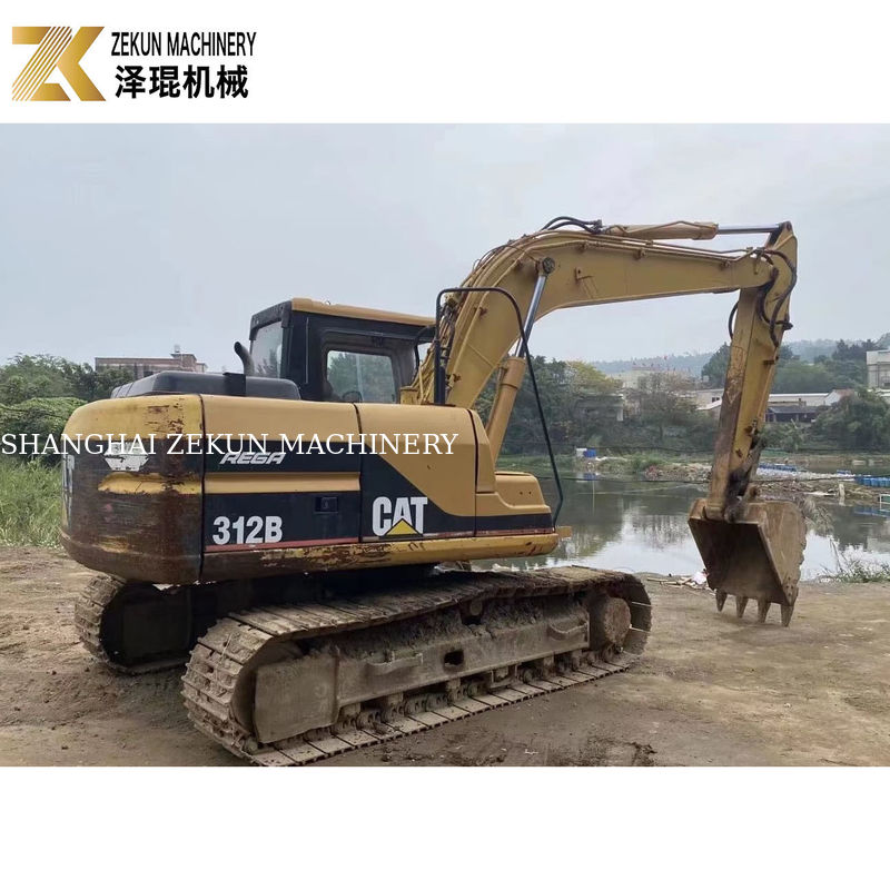 2000 Año Cat 312B Excavadora de rastreo de segunda mano de 12 toneladas 63 kW