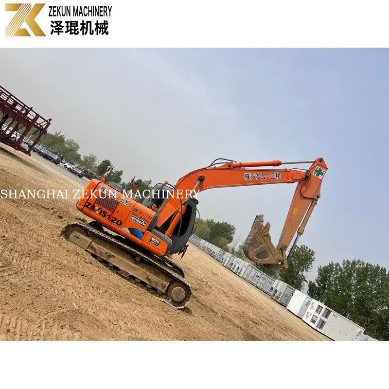 66Kw 2013 Excavadoras de segunda mano Japón Radiador Hitachi EX-1-2 DS 120 2.5