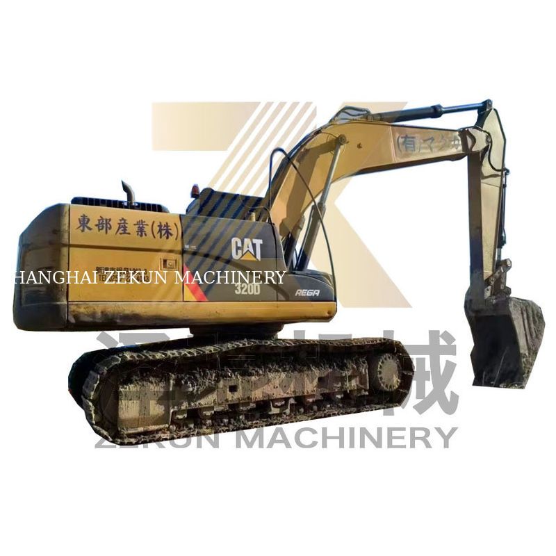Buena excavadora flotante de 20 toneladas usada CAT 320D 320DL 1.35m3 cubo