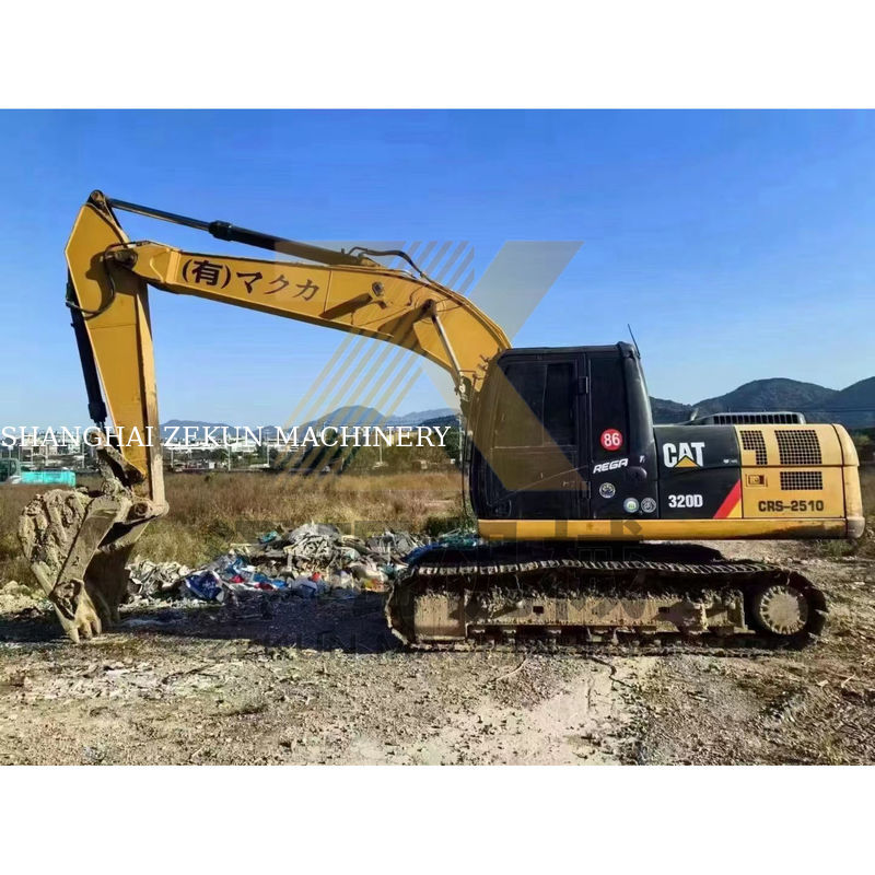 Buena excavadora flotante de 20 toneladas usada CAT 320D 320DL 1.35m3 cubo