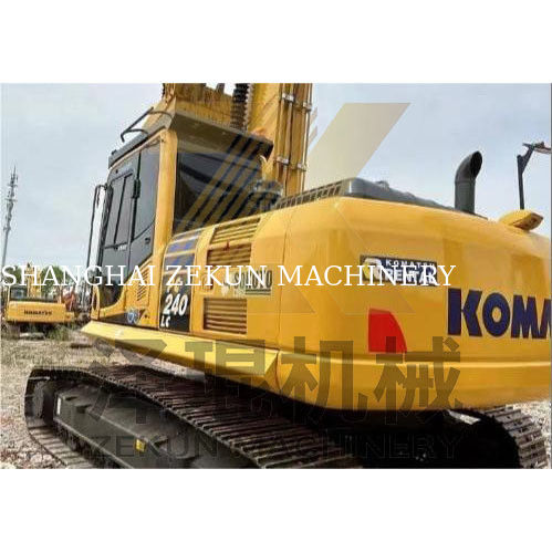 Excavadora Komatsu PC240-7 con horas de trabajo bajas 0-2000 y otro cilindro hidráulico