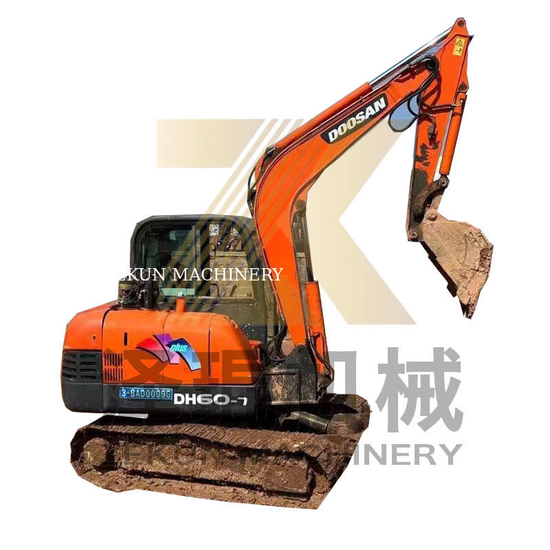 5500 KG Doosan60-7 DH55/DH60-7/80-7 DH60/DH60-7 Excavadora con 0-2000 horas de trabajo