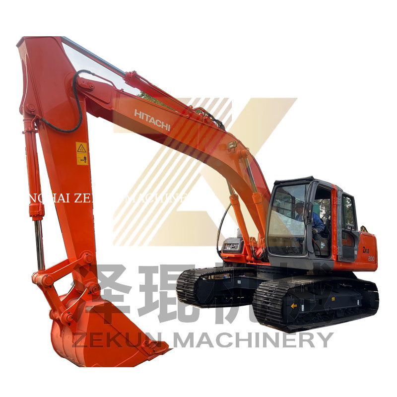 Excavadora de segunda mano de 110 KW ZX200 Excavadora pesada usada para sus necesidades de construcción