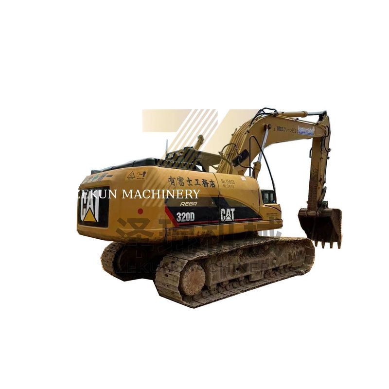20 Ton Second-hand Shantui Kato Excavator 320D con 1M3 capacidad de cubo en Shanghai