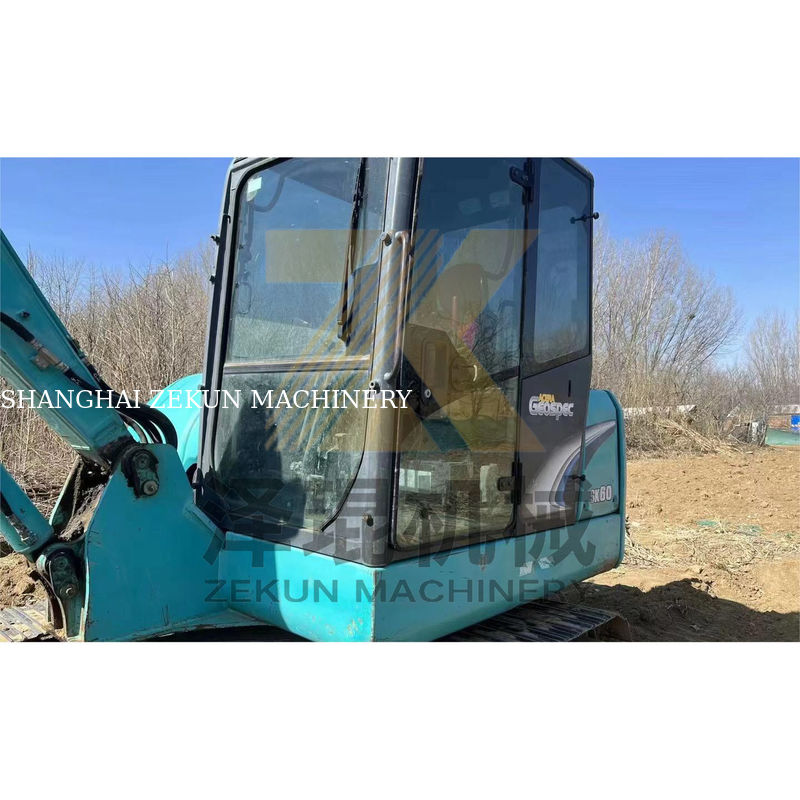 6 toneladas usadas Kobelco SK60-3/5/8/10 Mini excavadora con motor Yanmar en buenas condiciones