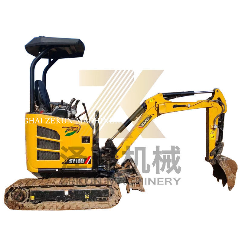 En buen estado SANY SY18 miniexcavadora de 1,8 toneladas con otro cilindro hidráulico