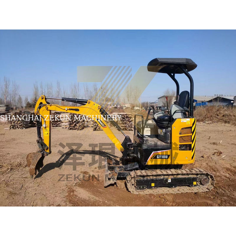 En buen estado SANY SY18 miniexcavadora de 1,8 toneladas con otro cilindro hidráulico