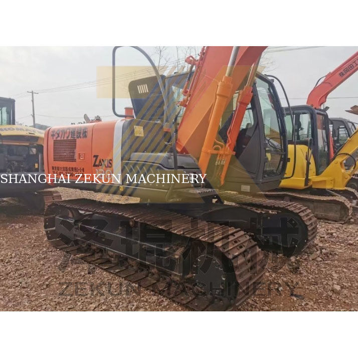 Excavadora usada Hitachi ZX120-3 con bomba hidráulica original y 93 KW