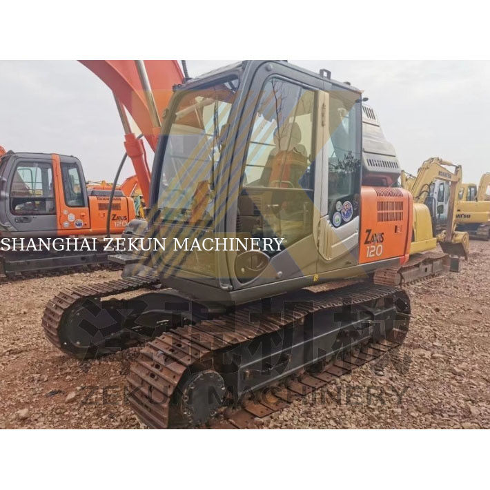 Excavadora usada Hitachi ZX120-3 con bomba hidráulica original y 93 KW