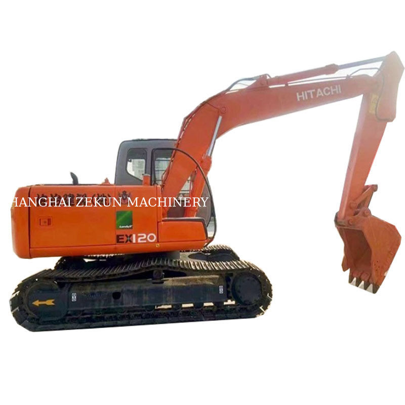 Excavadora de segunda mano Hitachi ZX120-5 ZX120-6 Mini Excavadora con 7420 horas de trabajo