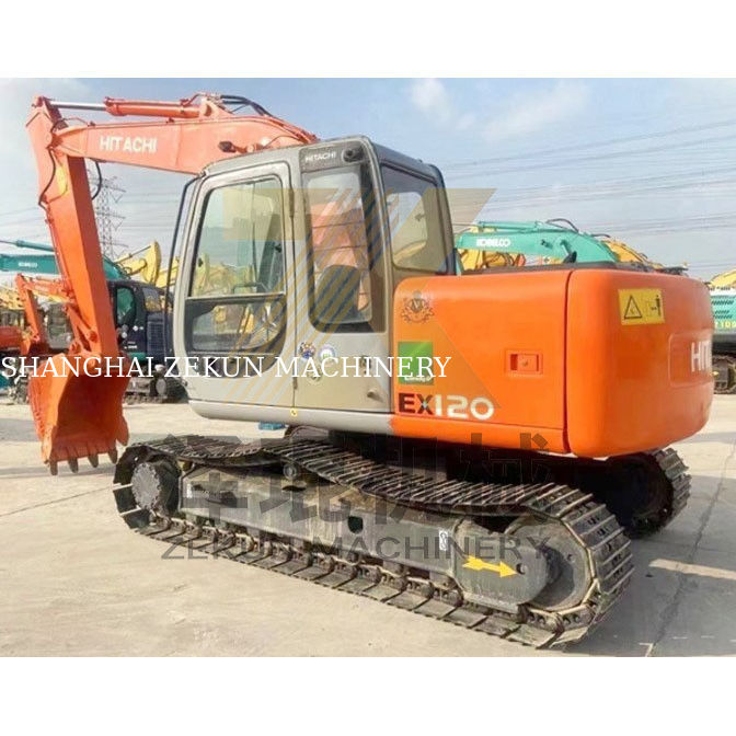 Excavadora de segunda mano Hitachi ZX120-5 ZX120-6 Mini Excavadora con 7420 horas de trabajo