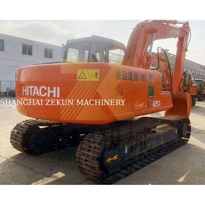 Excavadora de segunda mano Hitachi ZX120-5 ZX120-6 Mini Excavadora con 7420 horas de trabajo