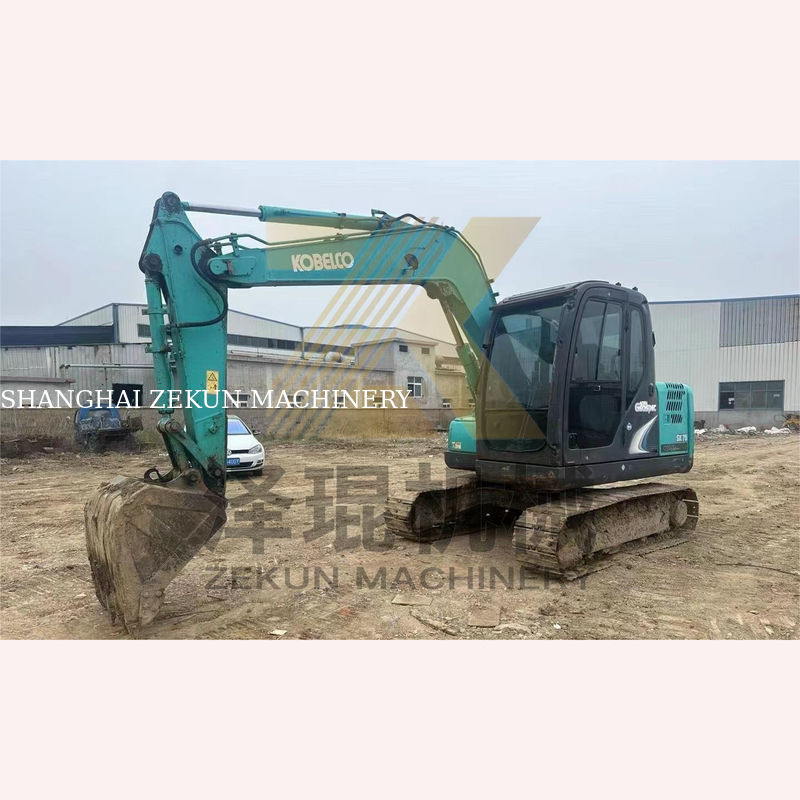 0.4m3 Capacidad de cubo 2017 Excavadora usada Kobelco 907 E307D Sk75 Sk75-11 en Shanghai