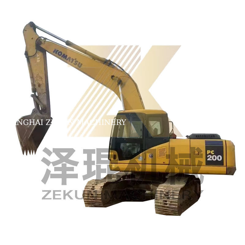 0.8m3 Capacidad de cubo Excavadora Komatsu PC200-7 con otro cilindro hidráulico