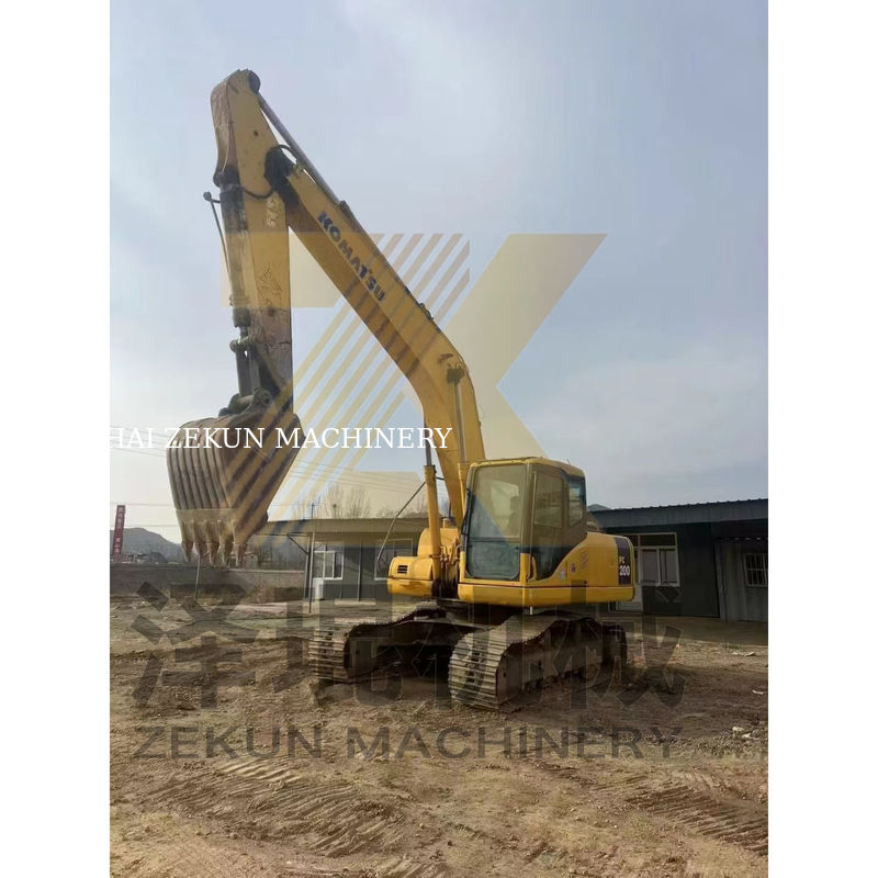 0.8m3 Capacidad de cubo Excavadora Komatsu PC200-7 con otro cilindro hidráulico