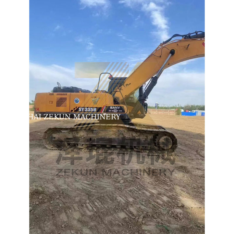 Excavadora Sany SY335 usada hecha en Shanghai con otro cilindro hidráulico