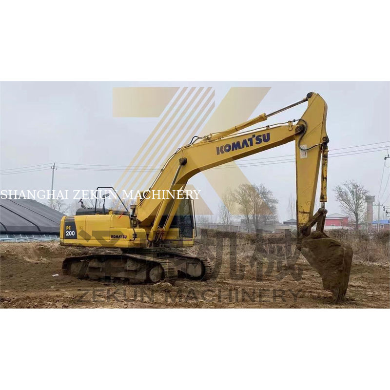 PC200-7 de segunda mano Komatsu PC200-7 Excavadora de rastreo en Shanghai PC-200-8M0 2019