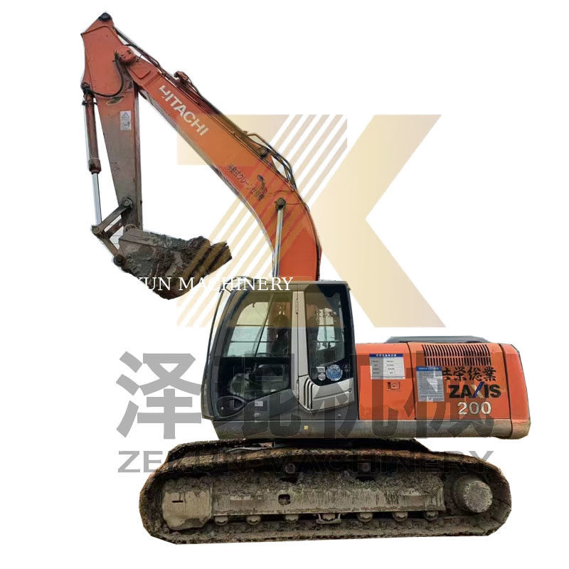 Hitachi ZX200-3 Excavadora con motor ISUZU 6500 horas de trabajo en Shanghai