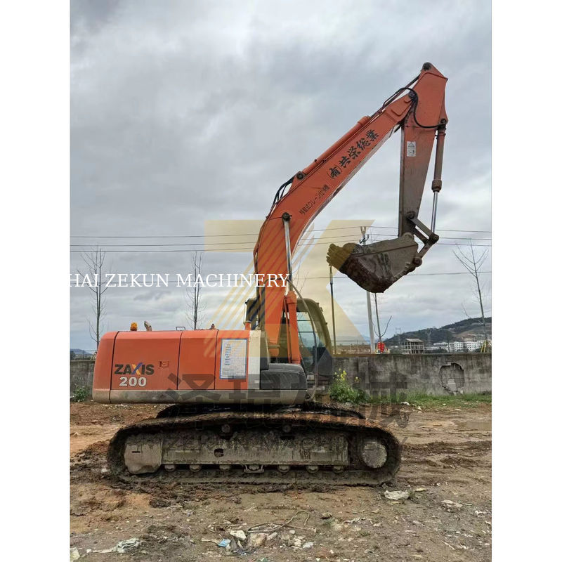 Hitachi ZX200-3 Excavadora con motor ISUZU 6500 horas de trabajo en Shanghai