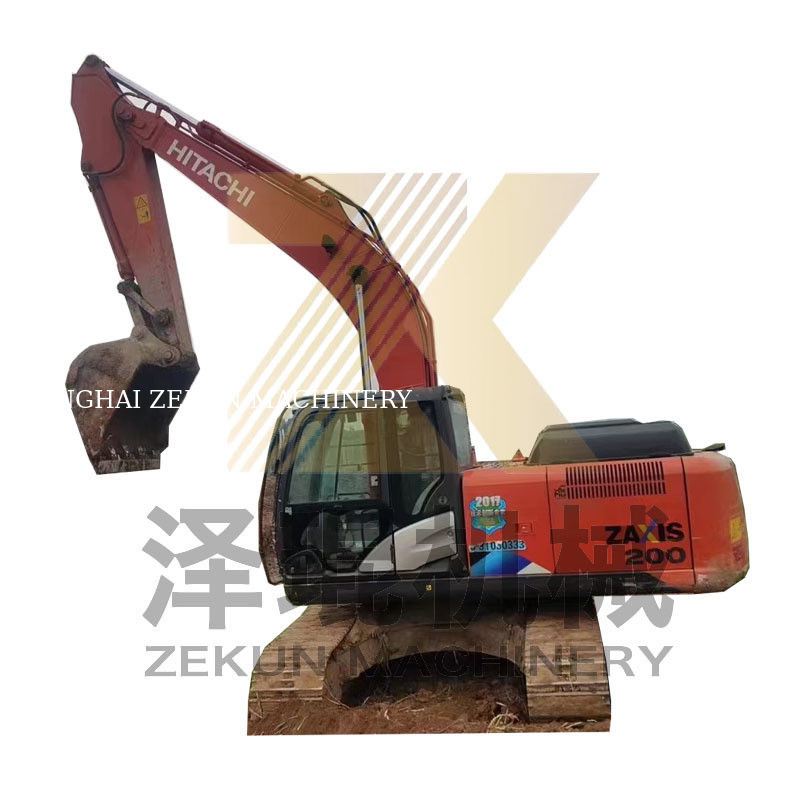 4475 Horas de trabajo Utilizadas Hitachi ZX200 ZX200-3 ZX200-6 Excavadora para la construcción