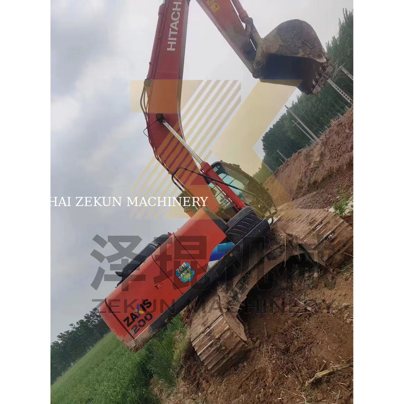 4475 Horas de trabajo Utilizadas Hitachi ZX200 ZX200-3 ZX200-6 Excavadora para la construcción