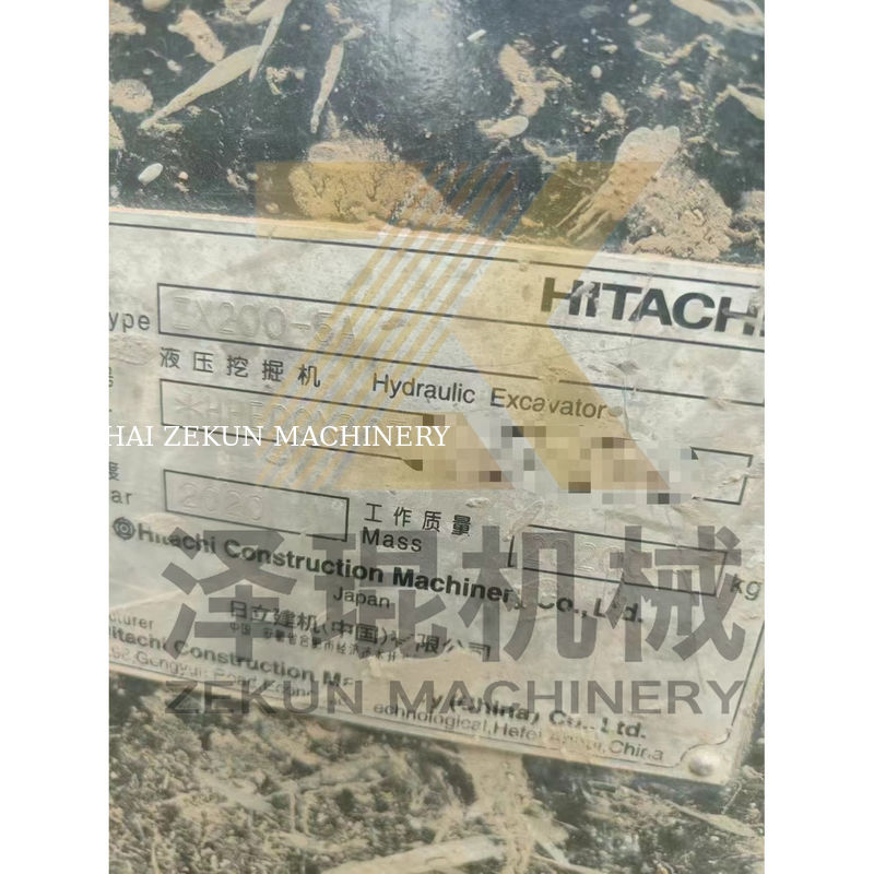 4475 Horas de trabajo Utilizadas Hitachi ZX200 ZX200-3 ZX200-6 Excavadora para la construcción