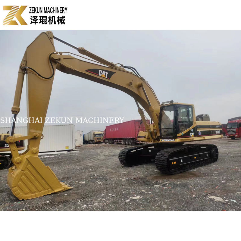 Excavadora de segunda mano japonesa Cat 330b de 30 toneladas con válvula hidráulica y bomba