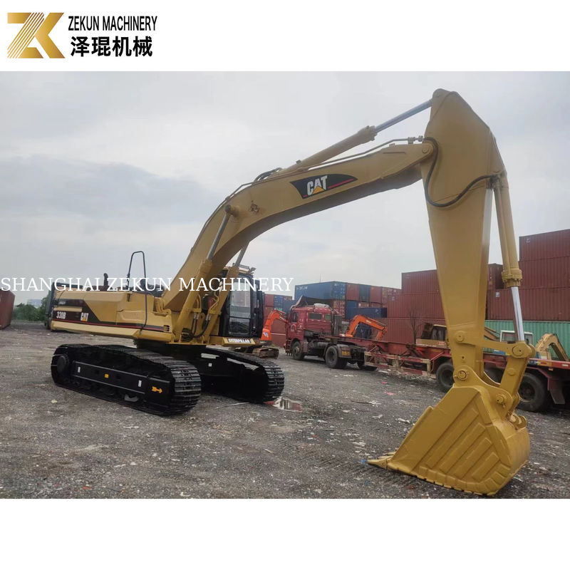 Excavadora de segunda mano japonesa Cat 330b de 30 toneladas con válvula hidráulica y bomba