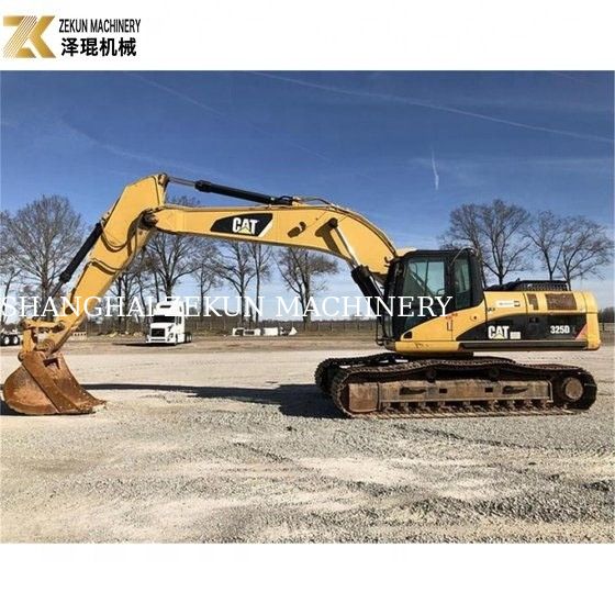 Excavadora original usada de 25 toneladas Caterpillar 325 para trabajos pesados de construcción